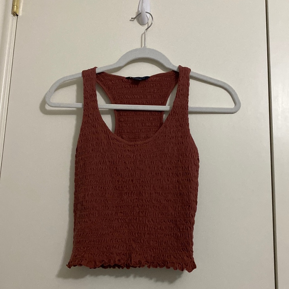 Rust Razorback Crop Top | Size S